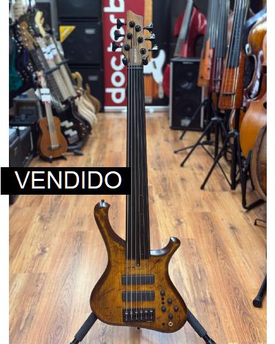 Marleaux Consat SE 6 Fretless Old Violin Aged